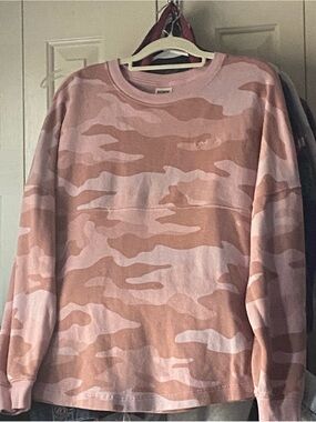 PINK Victoria's Secret Pink Camo Crewneck Sweatshirt